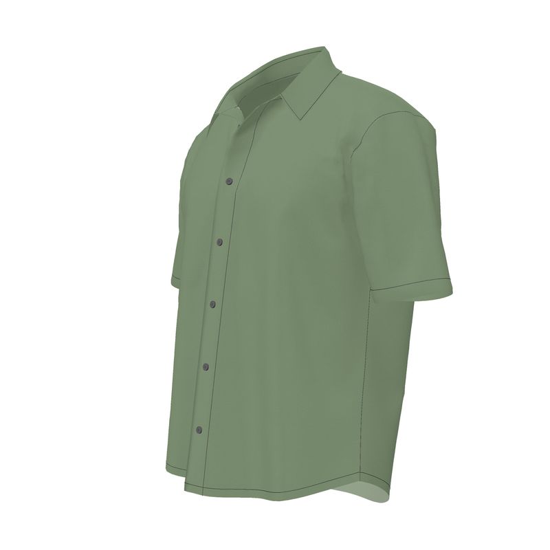 Men's Short Sleeve Jade Green Shirt