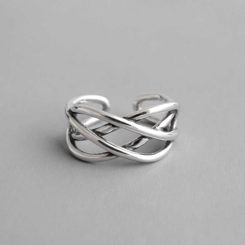 925 Silver Lattice Ring