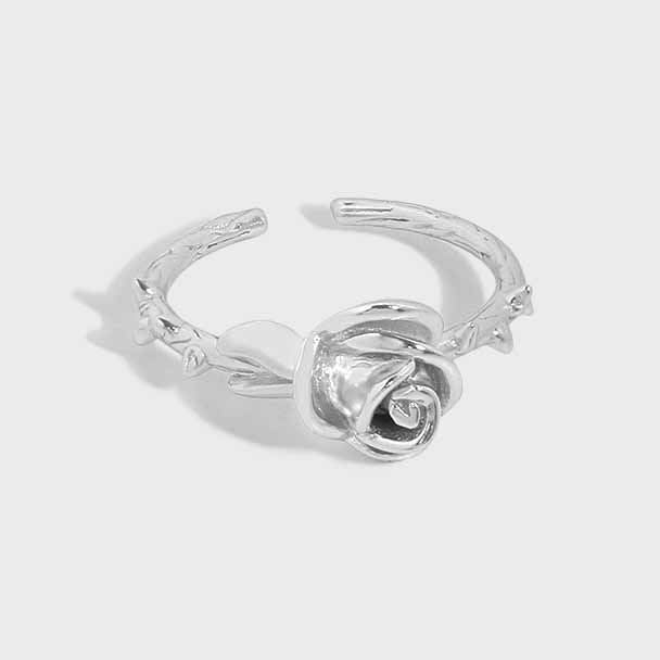 925 Silver Rose Ring