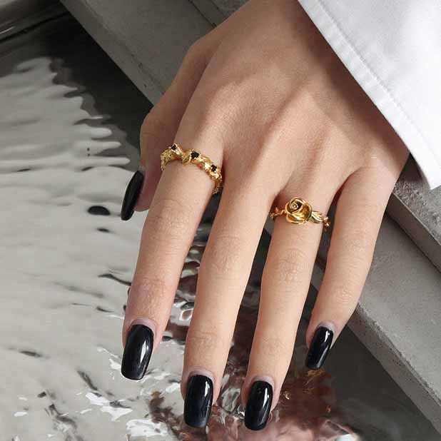 925 Silver Rose Ring